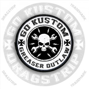 Dragstrip Greaser Outlaw Kustom Patch